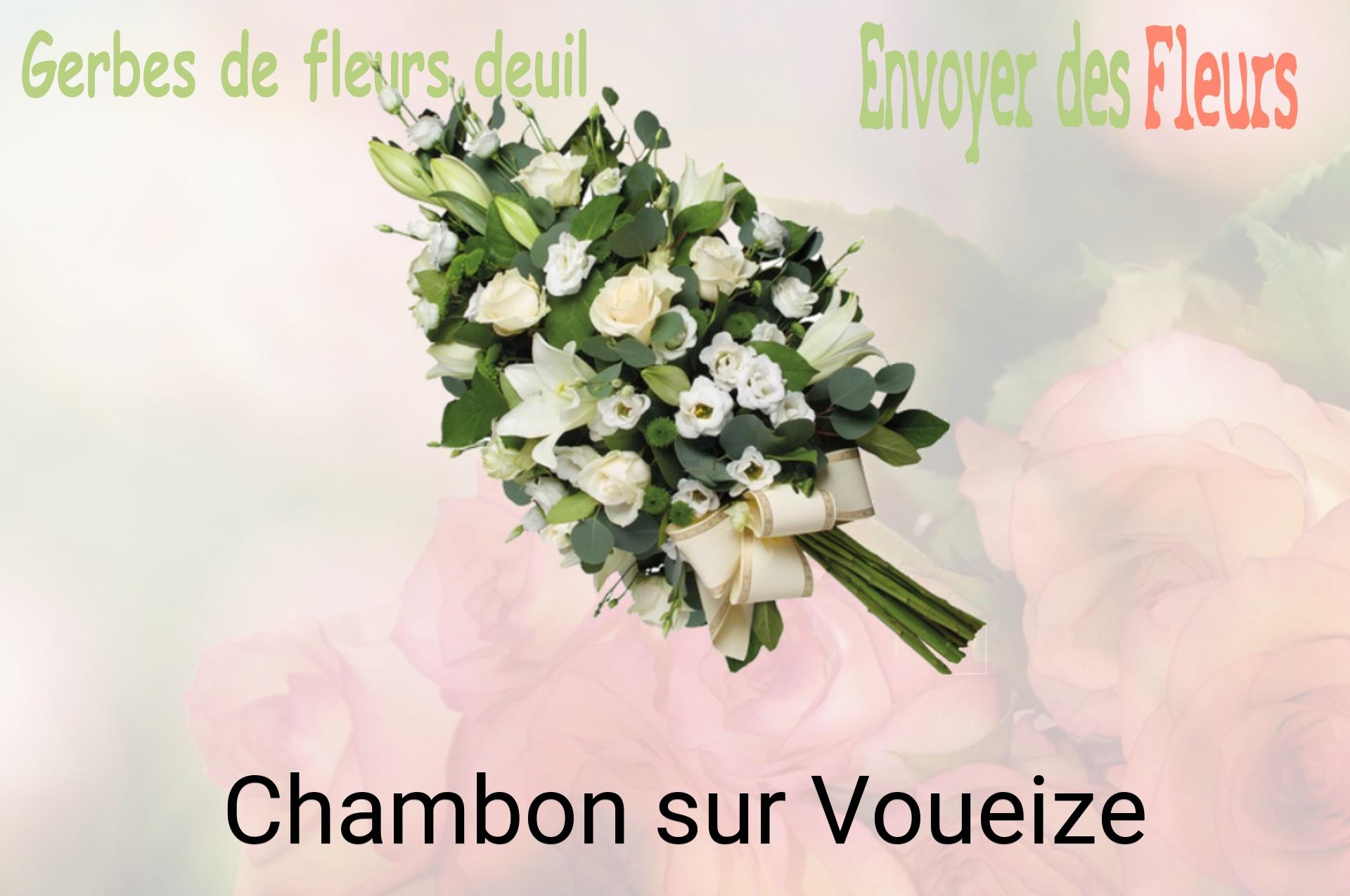 Gerbe de fleurs de deuil livrée à Chambon-sur-Voueize